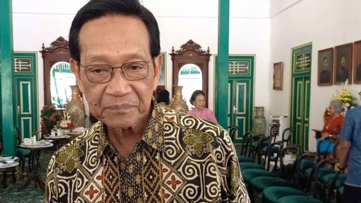 Gubernur DIY Sri Sultan Hamengku Buwono X saat ditemui di Keraton Kilen, Selasa (13/2/2024)