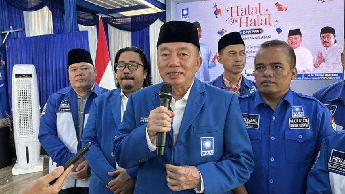 PILKADA 2029 - Ketua DPW PAN Kalsel yang juga Gubernur Kalsel 2025-2030, Muhidin beri sinyal bakal maju di Pilkada 2029.