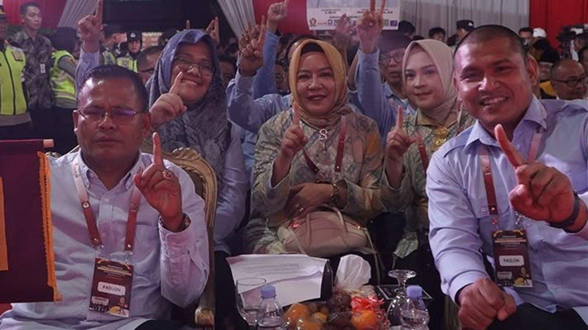 H Arlan dan wakilnya Franky Nasril Pilkada Prabumulih 2024