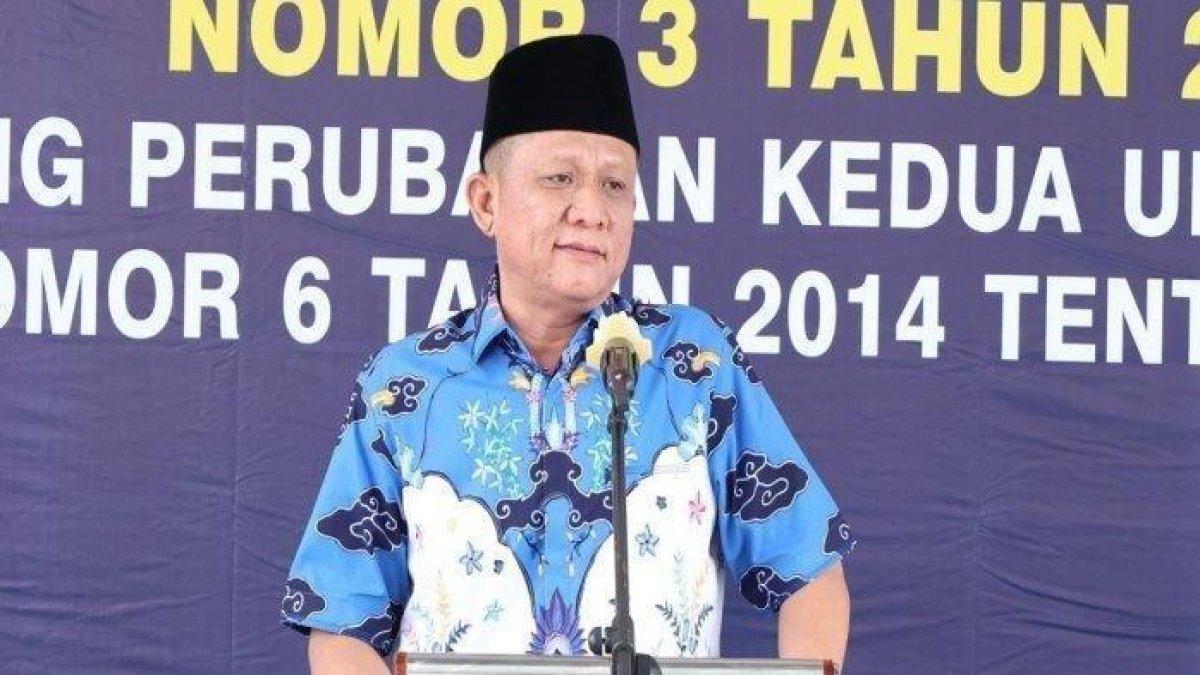 BUPATI OKU TIMUR - H Lanosin MT di Pilkada OKU Timur 2024 dokumen Tribun Sumsel (27/3/2025). Lanosin merupakan pemenang Pilkada OKUT 2024.