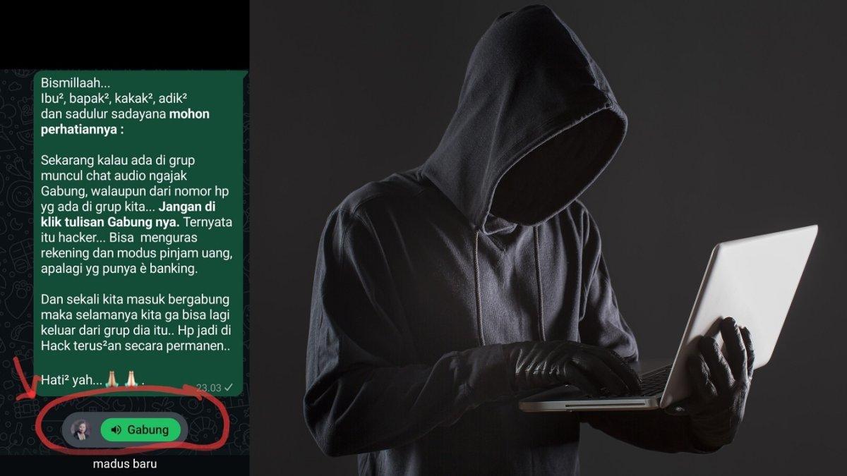 HEBOH HACKER WHATSAPP - Belakangan ini pesan suara voice chat di grup WhatsApp heboh menjadi bahan pembicaraan di media sosial khususnya bagi pera pengguna WhatsApp.