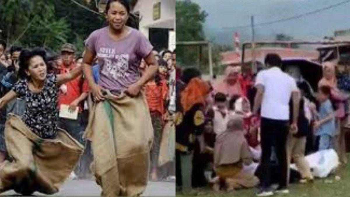 HEBOH! IRT di Jambi tewas usai ikut lomba balap karung