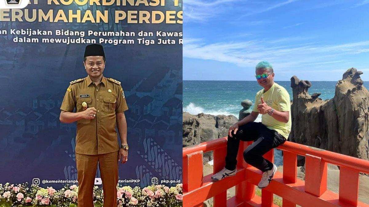 PROFIL HAJI BEKY - Kolase foto Haji Beky diambil dari Instagram @beky_herdihansah. Haji Beky dikenal sebagai crazy rich, kini jadi Wakil Bupati Blitar