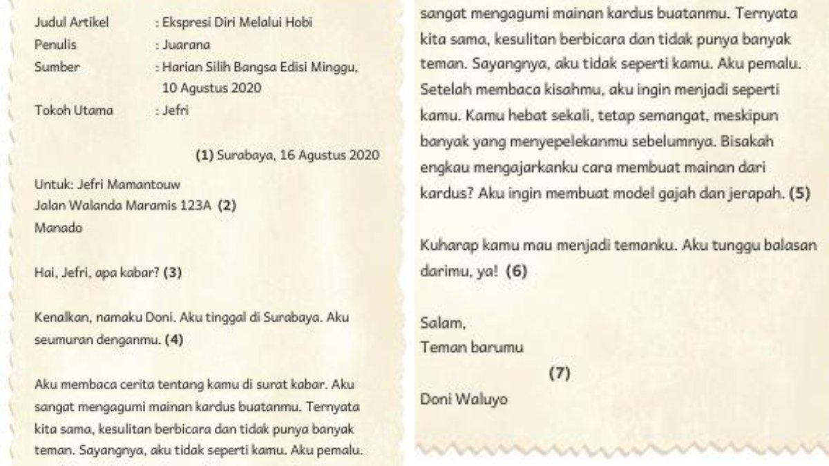 Halaman 62 Buku Bahasa Indonesia Kelas 5 Kurikulum Merdeka.