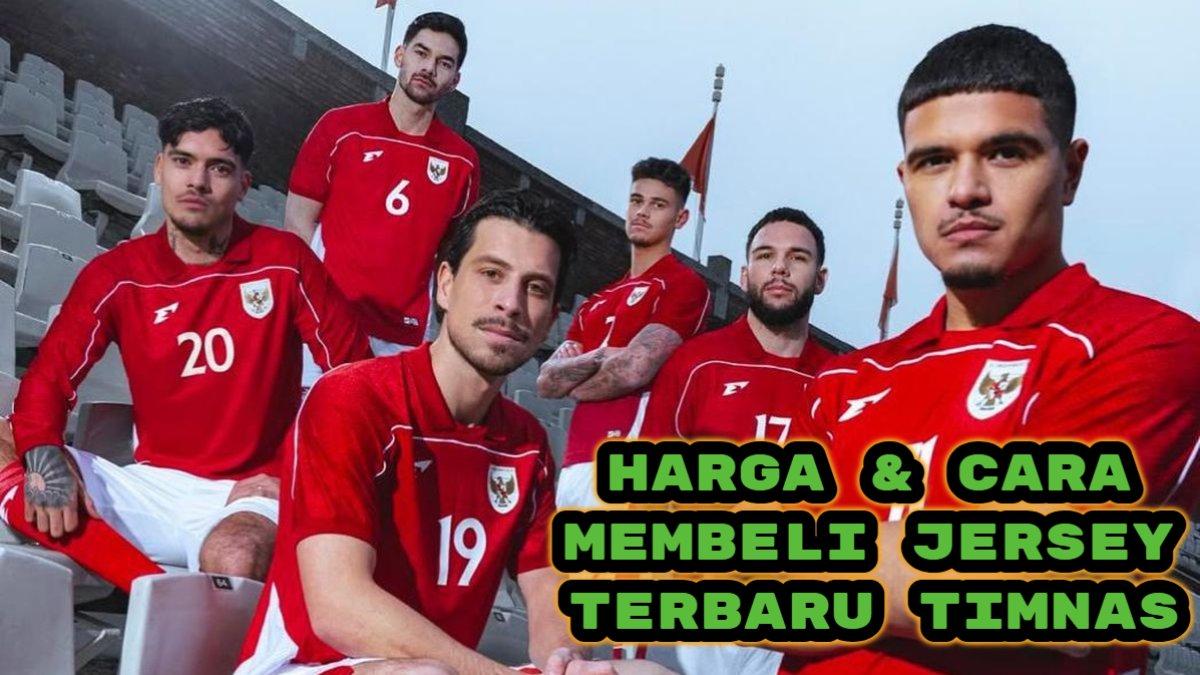 Berikut harga dan cara membeli jersey terbaru Timnas Indonesia, dijual mulai tanggal 14 Februari 2025.