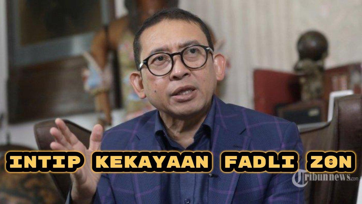 Berikut kekayaan Fadli Zon, ditunjuk Prabowo Subianto jadi Menteri Kebudayaan di Kabinet Merah Putih, hartanya puluhan miliar rupiah.
