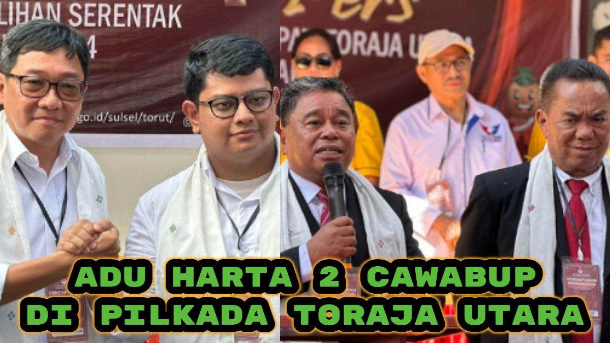 Berikut adu harta kekayaan calon wakil Bupati di Pilkada Toraja Utara 2024. Marthen Rantetondok vs Andrew B Silambi, siapa terkaya?