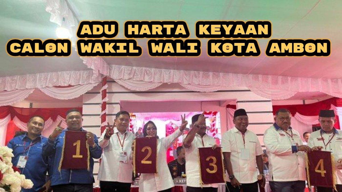 Berikut harta kekayaan empat calon Wakil Wali Kota Ambon 2024: Liem vs Ely vs Emmylh vs Syarif, siapa terkaya?