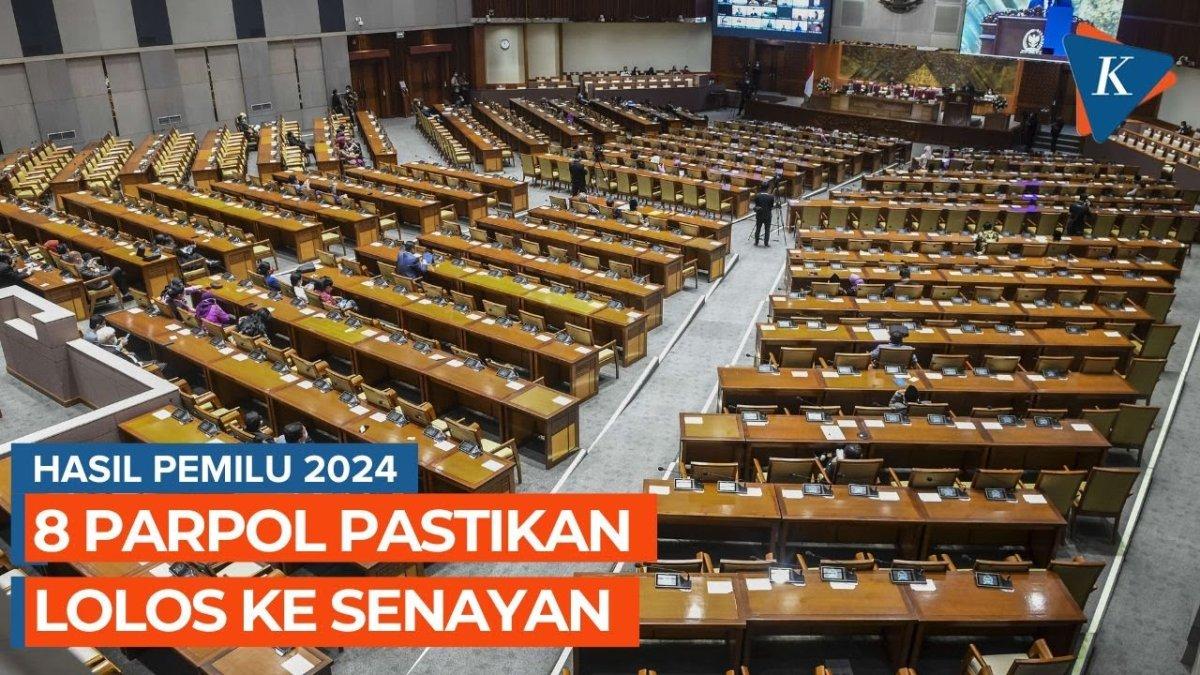 Hasil rekapitulasi KPU, 8 Parpol lolos ke DPR