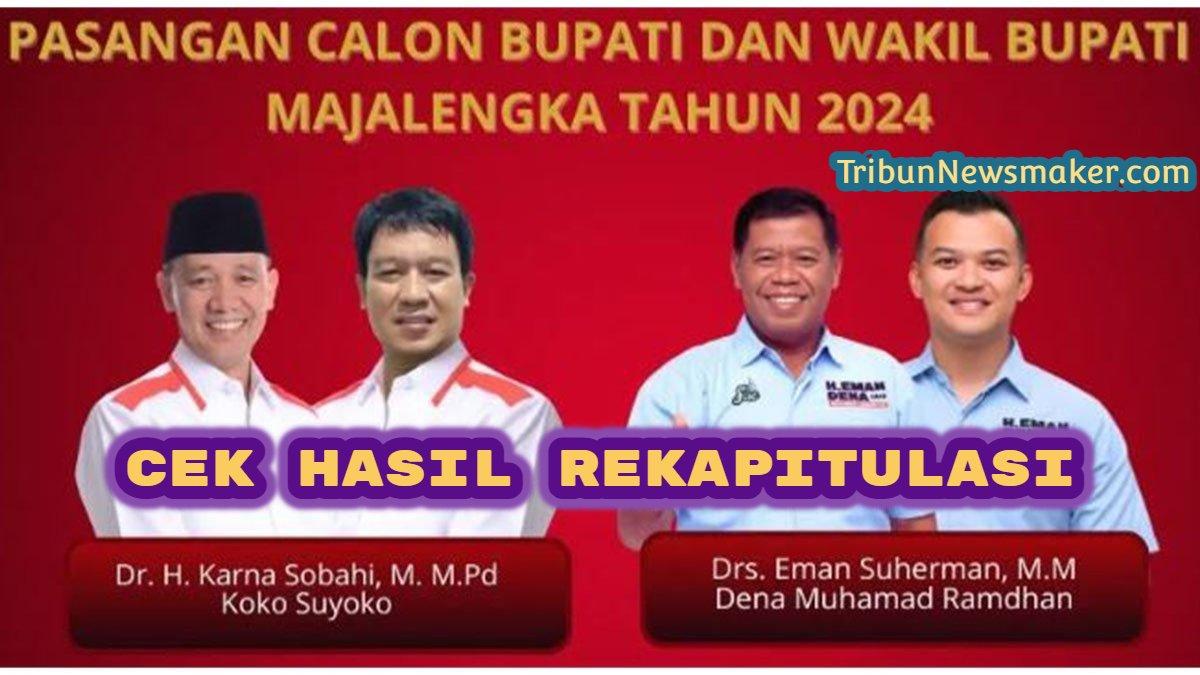 Hasil rekapitulasi Pilkada Majalengka 2024