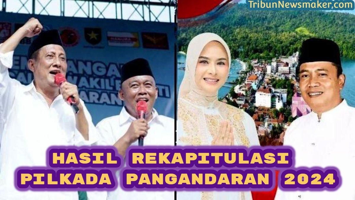 Berikut hasil rekapitulasi Pilkada Pangandaran 2024. Citra Pitriyami dan Ino Darsono kalahkan Ujang Endin Indrawan dan Dadang Solihat.