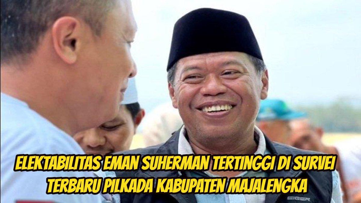 Hasil survei calon Bupati Majalengka, elektabilitas Eman Suherman tertinggi