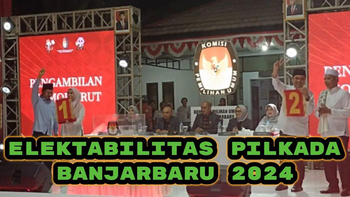 Inilah hasil survei elektabilitas di Pilkada Banjarbaru 2024, Erna Lisa Halaby dan Wartono vs Aditya-Said Abdullah, siapa terkuat?