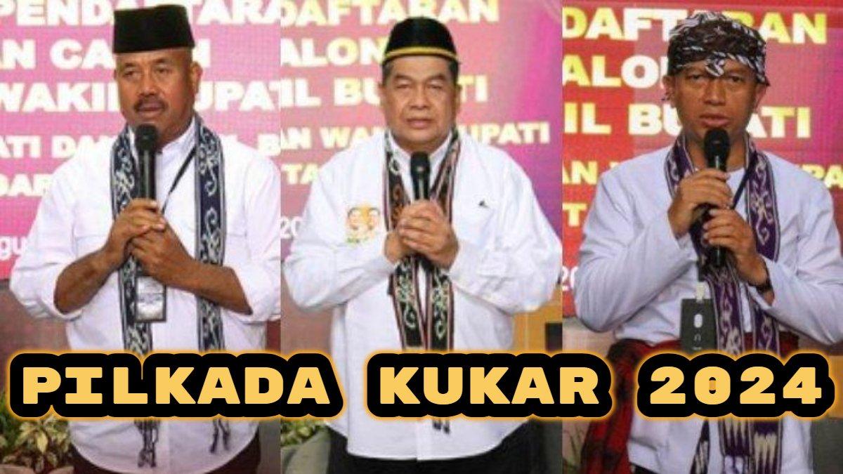 Berikut hasil survei elektabilitas di Pilkada Kutai Kartanegara (Kukar) 2024: Edi-Rendi vs Awang-Ahmad vs Dendi-Alif, siapa terkuat?