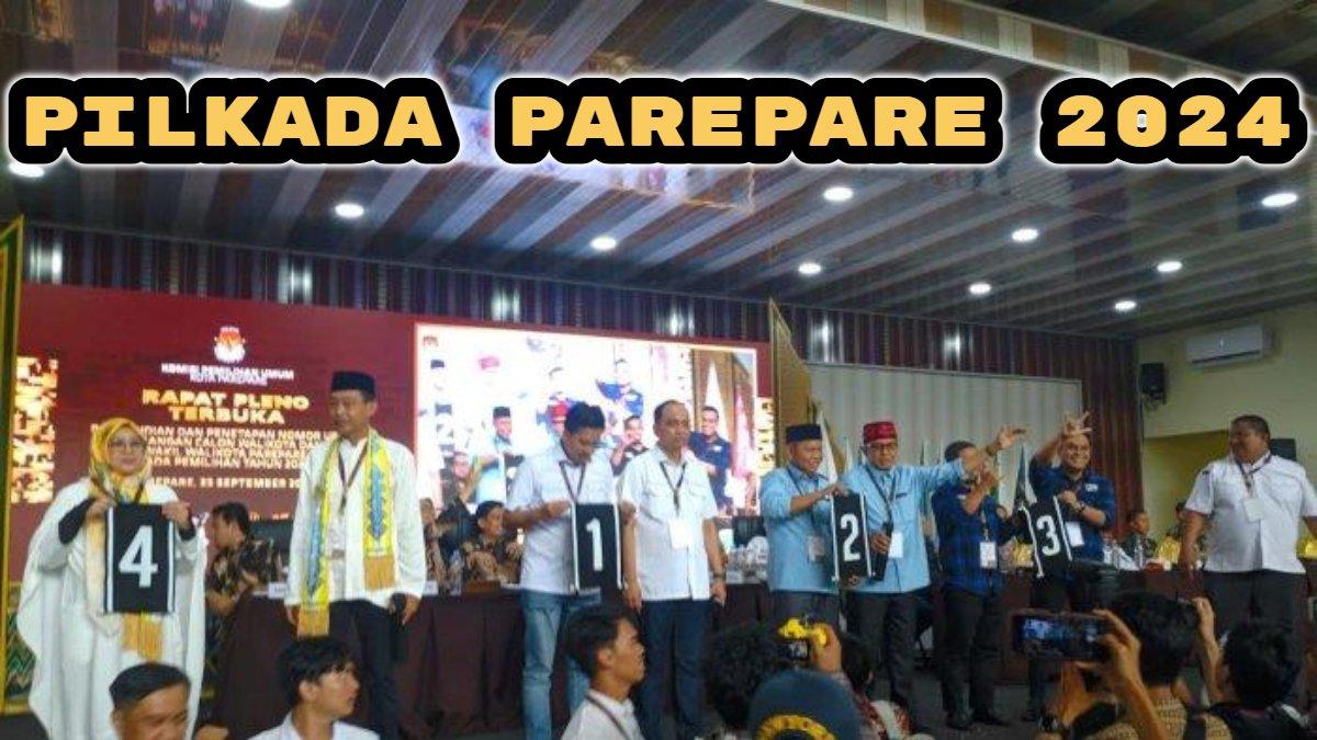 Berikut hasil survei elektabilitas di Pilkada Parepare, Sulawesi Selatan (Sulsel) 2024: Andi vs Zaini vs Tasming vs Erna