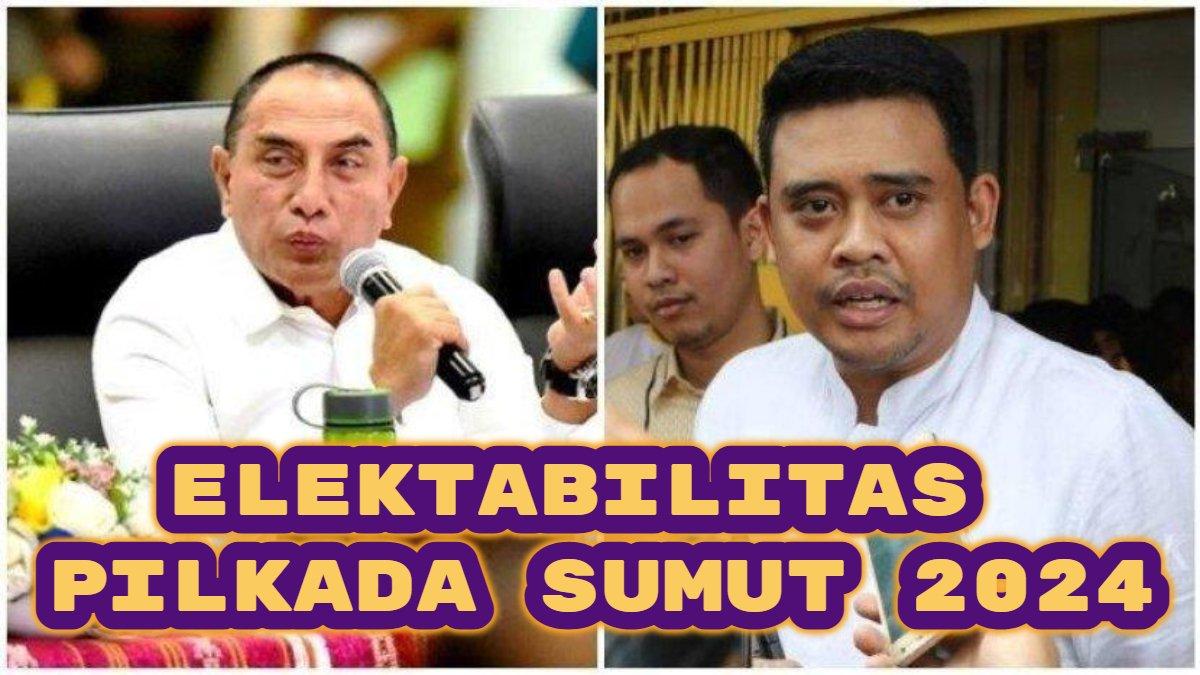 Berikut hasil survei elektabilitas di Pilkada Sumatera Utara (Sumut) 2024. Bobby Nasution-Surya vs Edy Rahmayadi-Hasan Basri Sagala