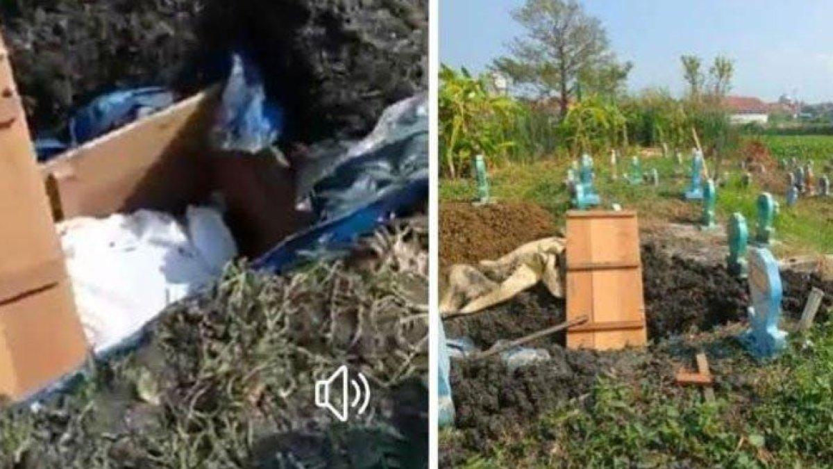 Heboh warga Cirebon liat makam terbuka tali pocong menghilang