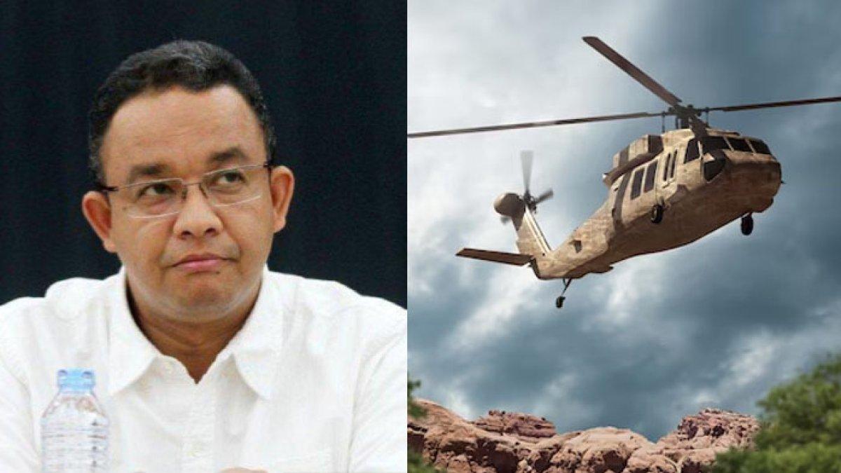 Helikopter bermasalah, Anies Baswedan batal kampenye ke Polewali Mandar, Sulawesi Barat.