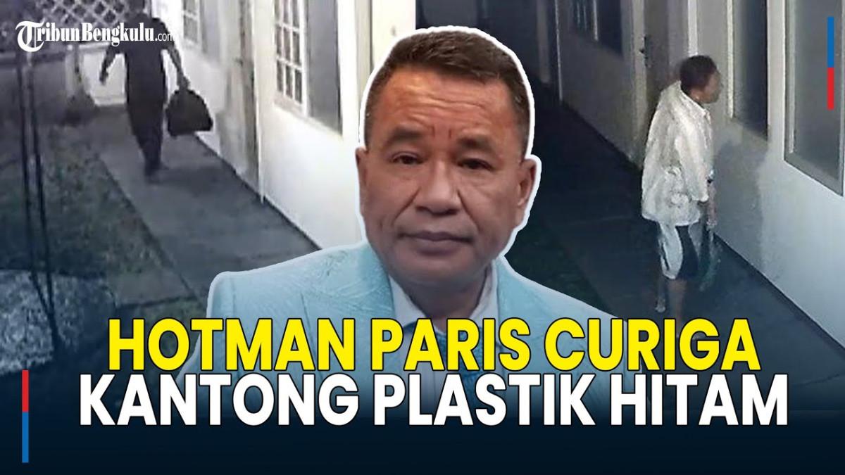 DIPLOMAT TEWAS MISTERIUS - Capture YouTube Tribun Bengkulu menampilkan Hotman Paris dan cctv Arya Daru. Hotman Paris curiga dengan kantong plastik yang dibuang Arya Daru sebelum meninggal