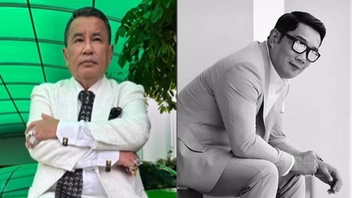 HOTMAN DIHUBUNGI RK - Potret Hotman Paris dan Ridwan Kamil diambil dari Instagram pada Senin (7/4/2025). Hotman Paris bocorkan WhatsApp dari Ridwan Kamil