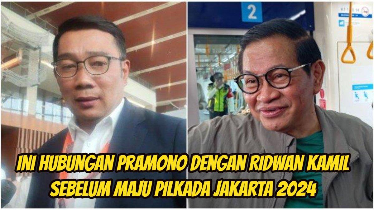 Hubungan Ridwan Kamil dan Pramono Anung sebelum bertarung di Pilkada Jakarta 2024. Pasangan Rano Karno itu ungkap fakta mengejutkan ini
