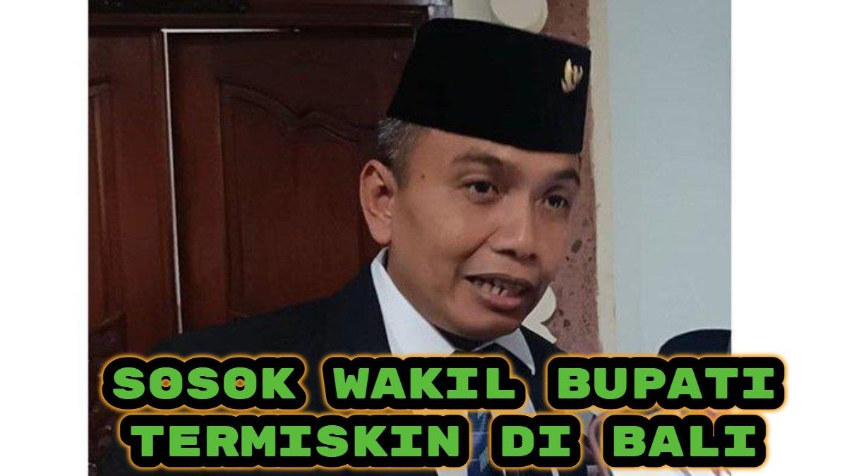 WAKIL BUPATI TERMISKIN - Wakil Bupati Terpilih Jembrana 2024, I Gede Ngurah Patriana Krisna. Berdasarkan Laporan Harta Kekayaan Penyelenggara Negara (LHKPN), sosok Wakil Bupati di Bali pemilik harta terendah yakni Wakil Bupati Kabupaten Jembrana, I Gede Ngurah Patriana Krisna dengan kekayaan Rp 806 juta.