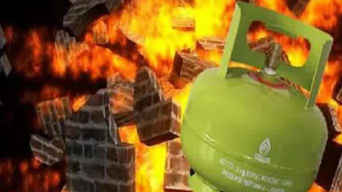 ILUSTRASI Ledakan gas