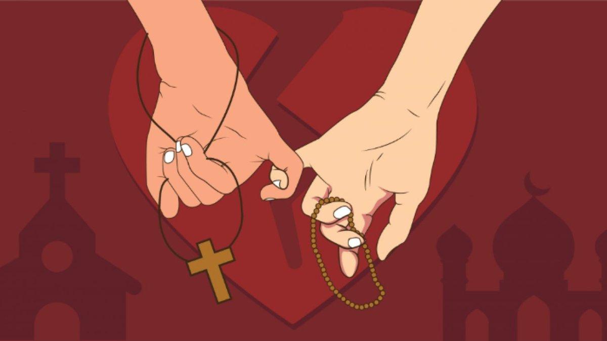 ILUSTRASI cinta beda agama