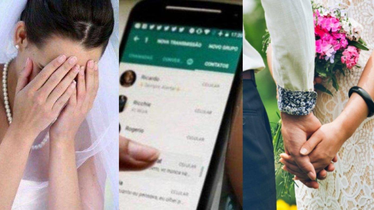 ILUSTRASI pengantin gagal nikah gegara chat masa lalu terbongkar