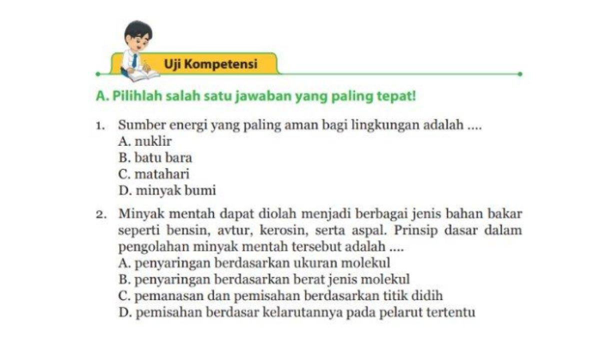 ILUSTRASI KUNCI JAWABAN: IPA Kelas 9 SMP/MTs Halaman 245, 246, dan 247 Kurikulum 2013 edisi revisi 2018
