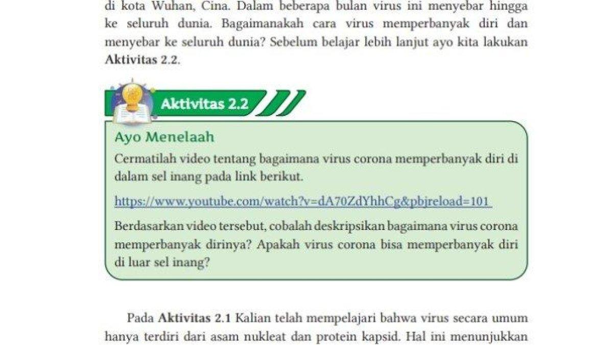 IPA kelas 10 SMA halaman 37 Aktivitas 2.2