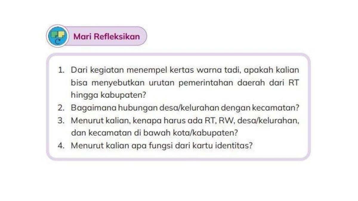 Kunci Jawaban IPAS Kelas 3 Halaman 151 Kurikulum Merdeka: Urutan Pemerintahan Daerah