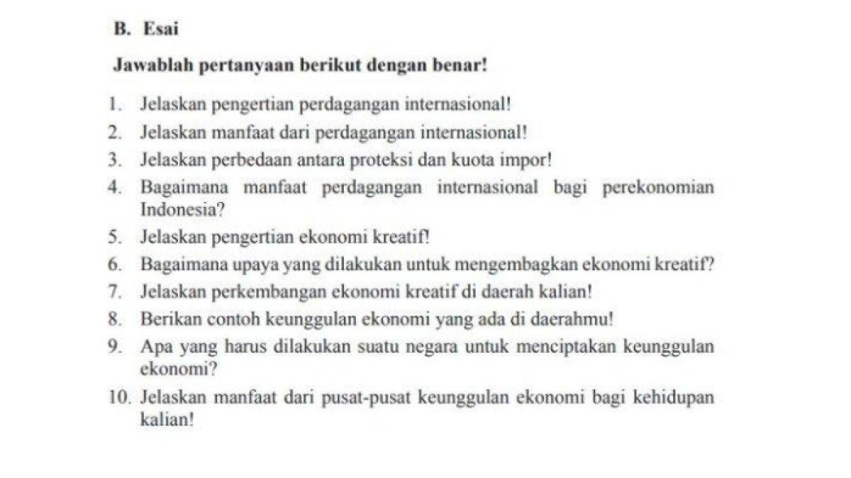 Soal buku IPS Kelas 9 halaman 196 K13