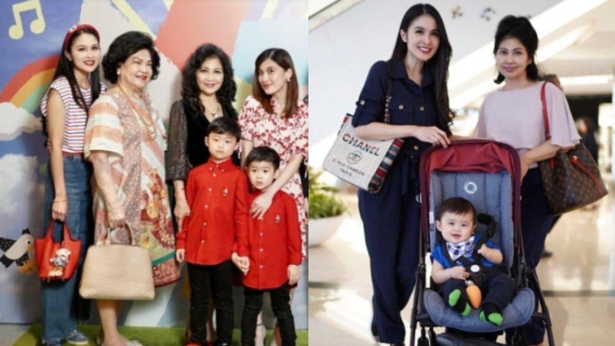 Ibu Harvey Moeis dan Sandra Dewi kompak tampil glamor bawa tas Louis Vuitton