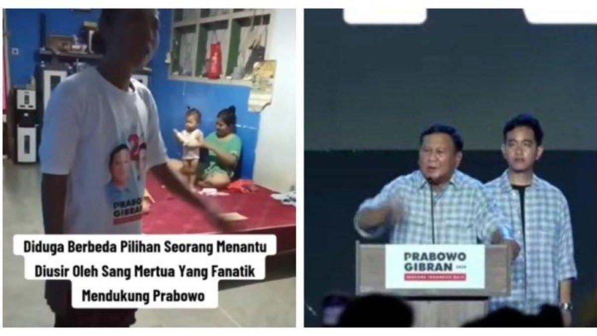 Ibu mertua pendukung Prabowo-Gibran usir menantunya yang berbeda pilihan presiden
