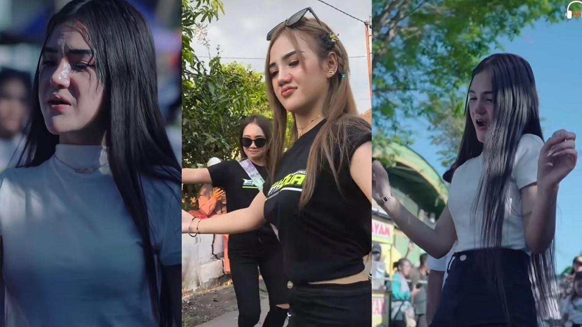ARTIS SOUND HOREG - Kolase potret Icha Yellow diambil dari TikTok @mala_agatha. Icha Yellow adalah salah satu artis sound horeg