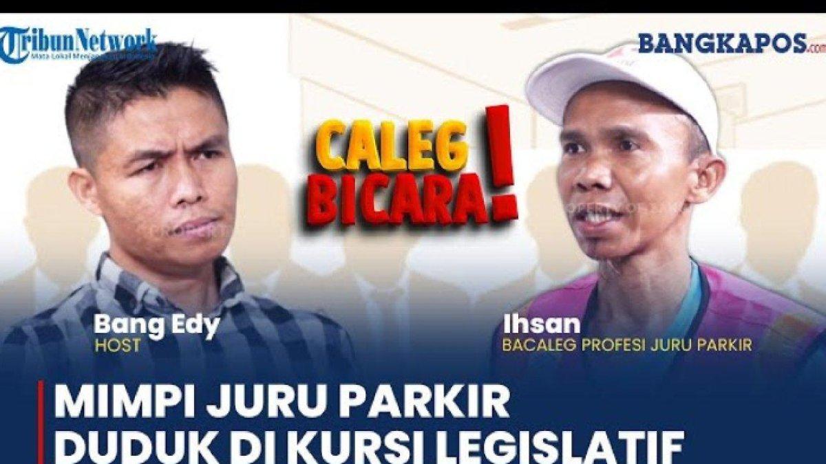 Ihsan, tukang parkir yang nyaleg DPRD Pangkalpinang