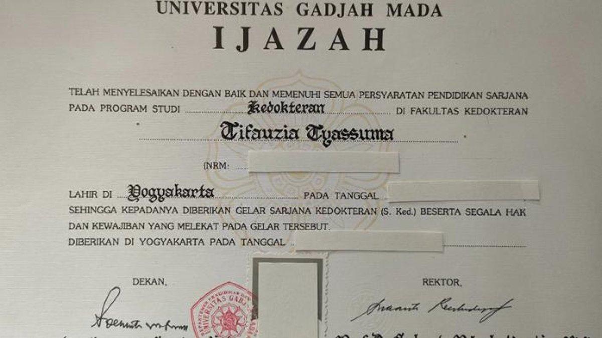 POLEMIK IJAZAH JOKOWI - Ijazah Dokter Tifa