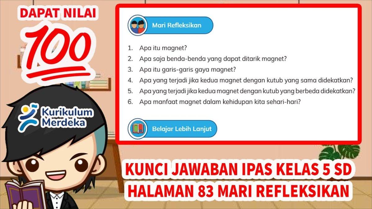 Soal & Kunci Jawaban Buku IPAS Kelas 5 SD Halaman 83 Apa itu