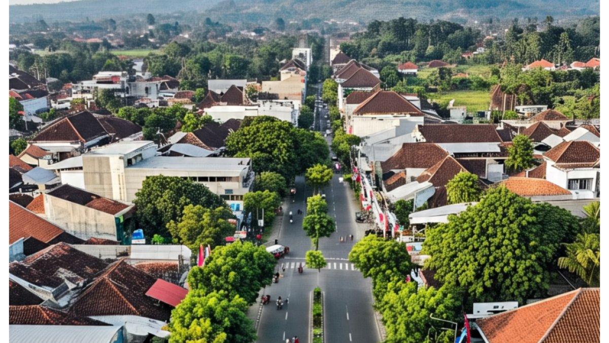 Ilustrasi daerah kabupaten di DI Yogyakarta.