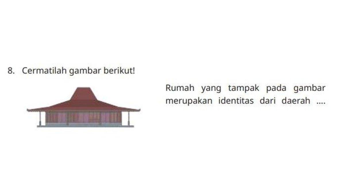 Ilustrasi Soal Uji Kompetensi nomor 1, Buku Pendidikan Pancasila Kelas 4 SD.
