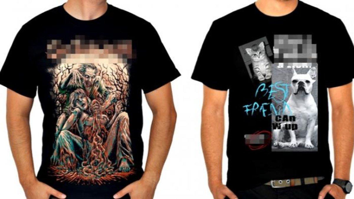 Ilustrasi baju bergambar