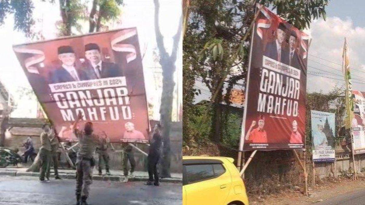 Ilustrasi baliho Ganjar-Mahfud
