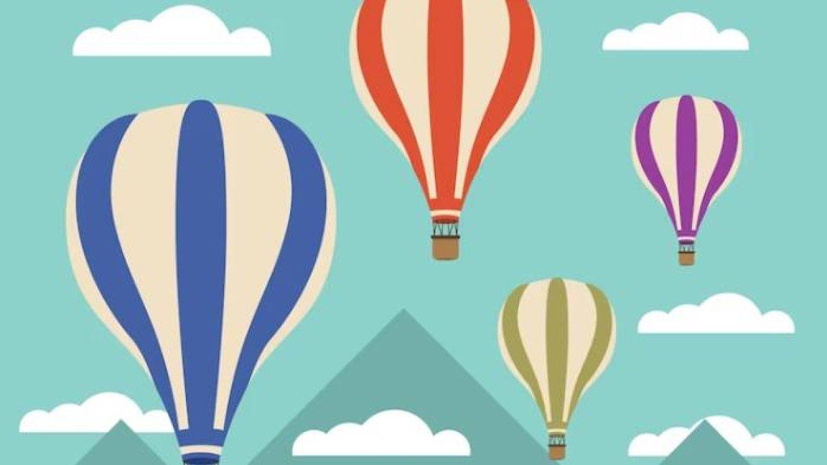 Ilustrasi balon udara
