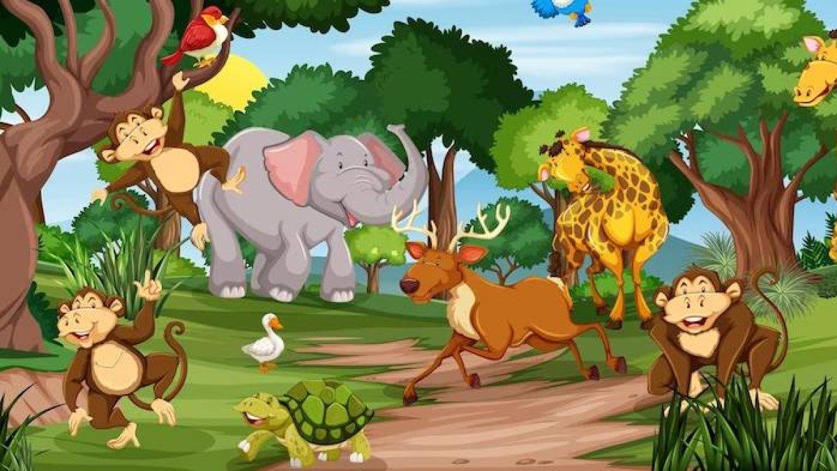 Ilustrasi hewan-hewan