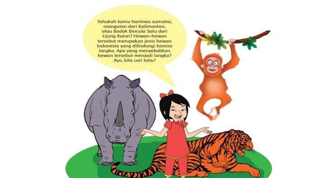 Kunci Jawaban Tema 1 Kelas 6 SD: Mengapa Hewan-hewan Tersebut Perlu Dilestarikan?