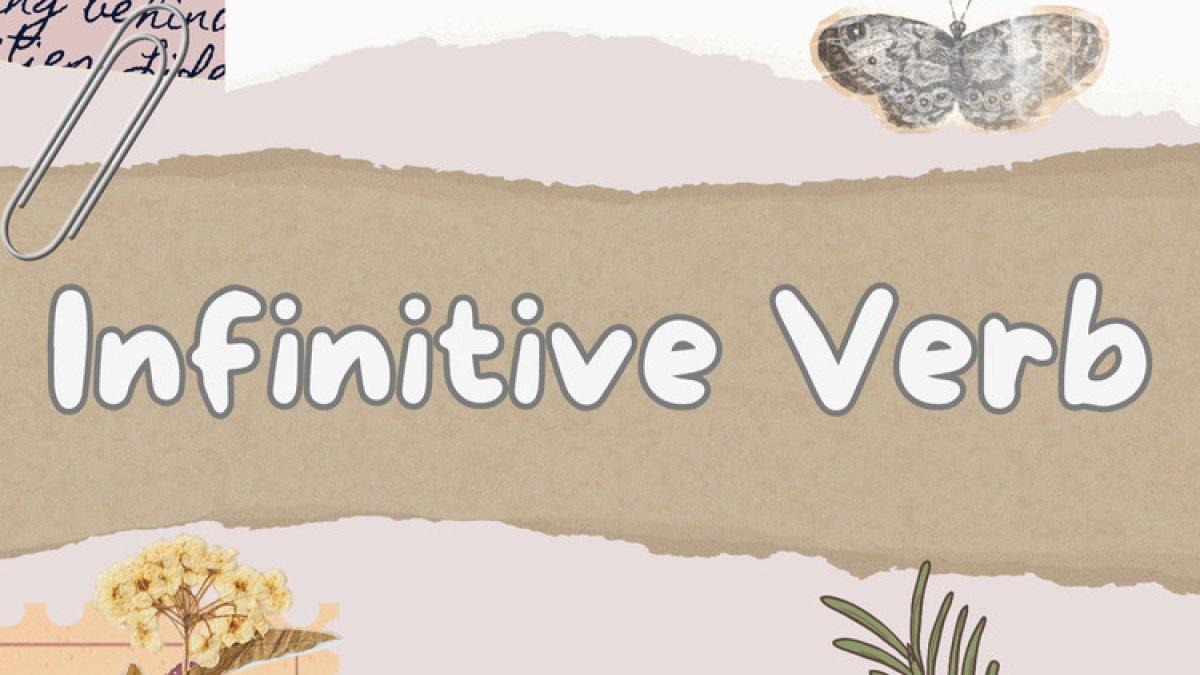 Ilustrasi infinitive word