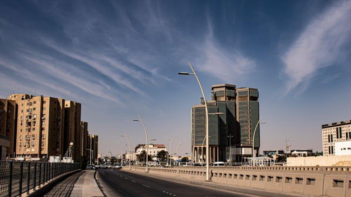 Ilustrasi jalan di Kota Riyadh, Arab Saudi.