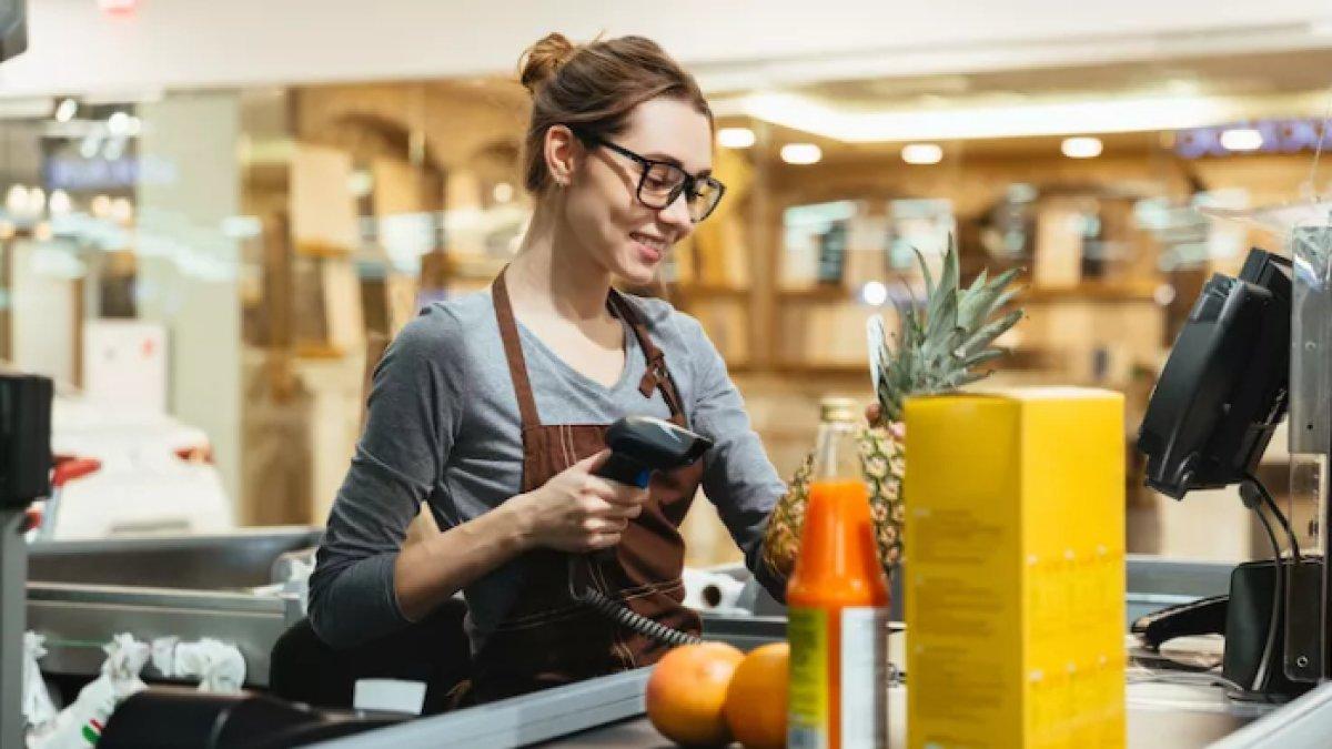 Ilustrasi kasir toko.