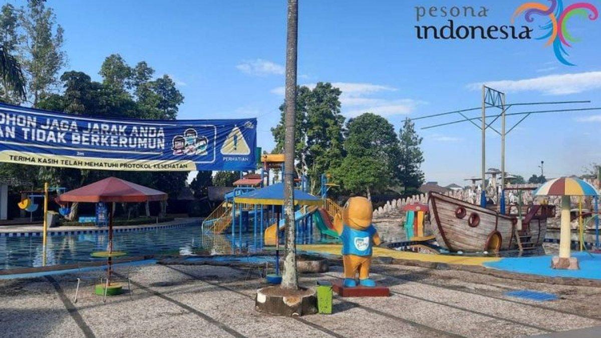 WISATA TASIKMALAYA: Ilustrasi kolam renang anak di TeeJay Waterpark, Tasikmalaya
